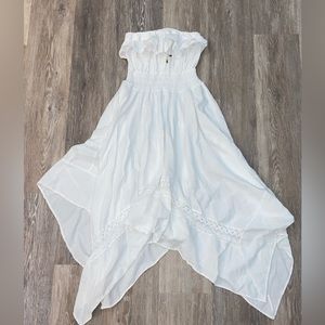 Sea spice white beach/summer dress